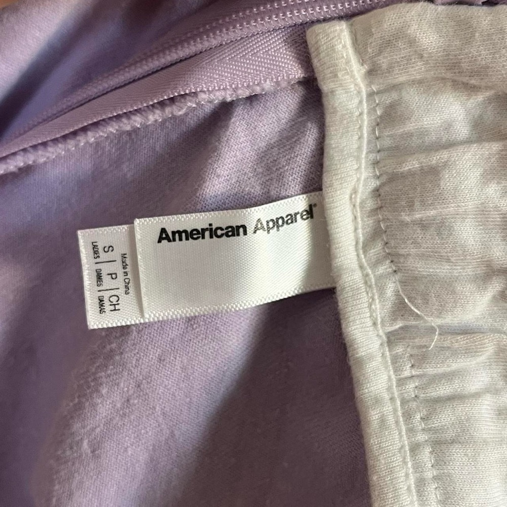 american apparel purple velour halter neck jumpsuit - Picture 4 of 4